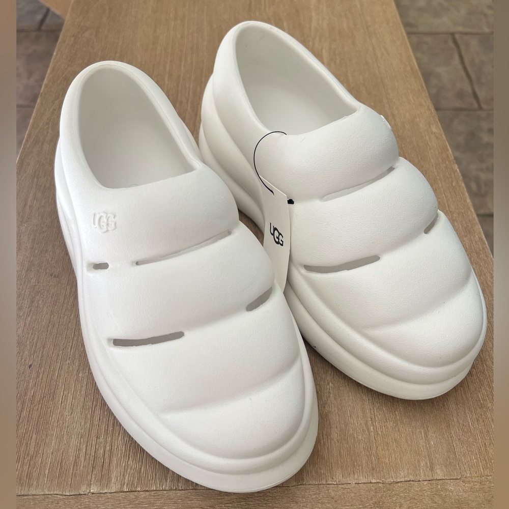 Ugg Sport Yeah Clog White Size 7 NEW WITH TAGS shoe sandal